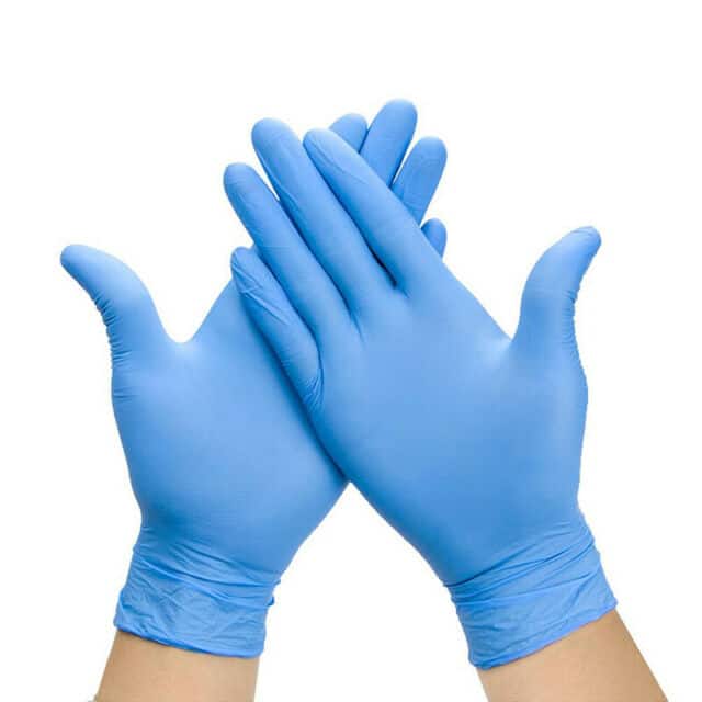 Blue Powder Free Vinyl Gloves Medium