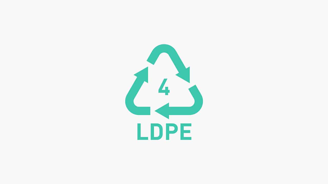 4 LDPE (Low-Density Polyethylene) – Recyclable Plastic (Check Local Authority)