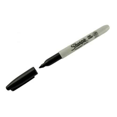 Sharpie Marker Pen Black 12 Pack