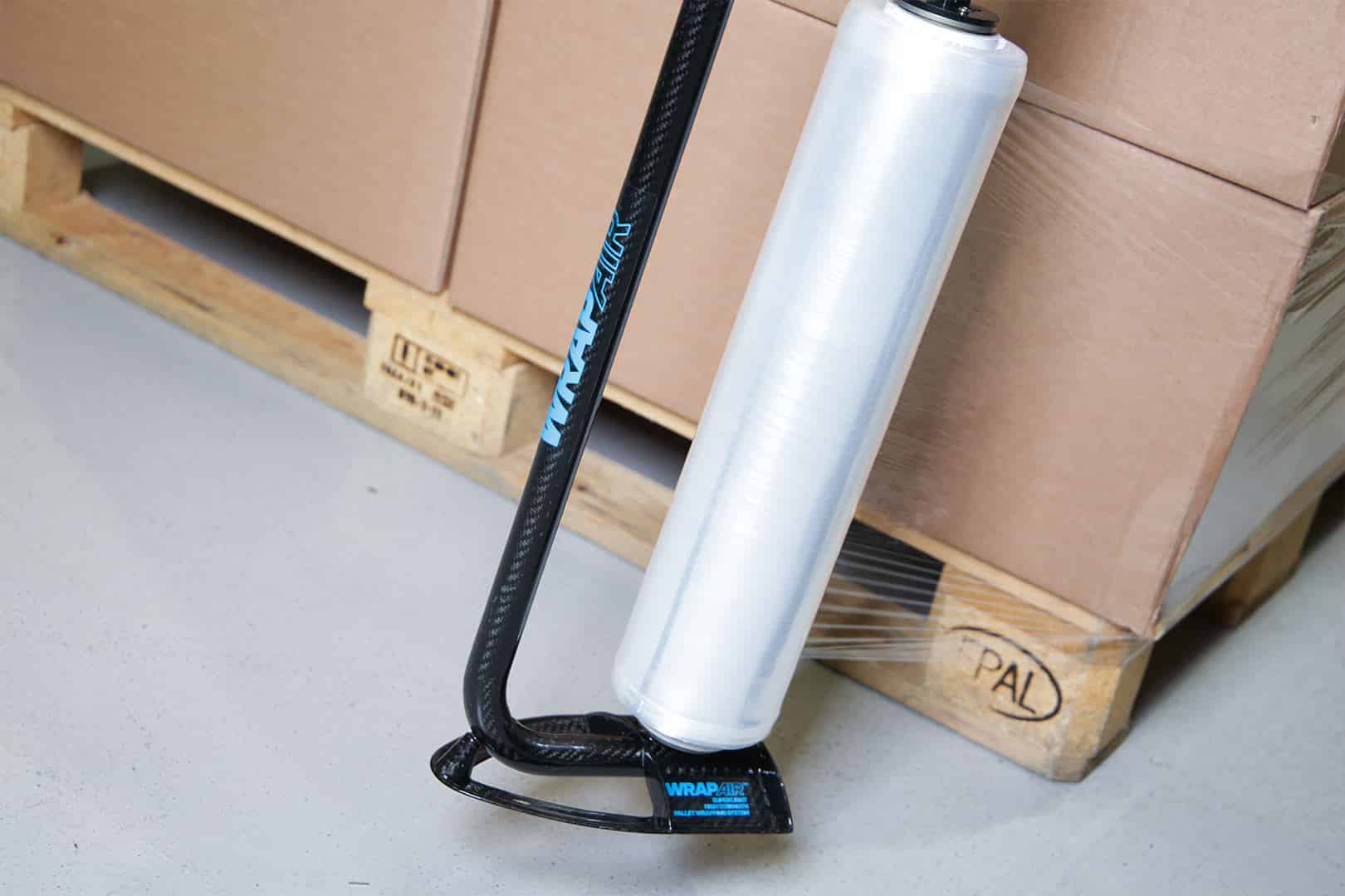 Carbon Fibre Pallet Wrap Dispenser & Pallet Wrap