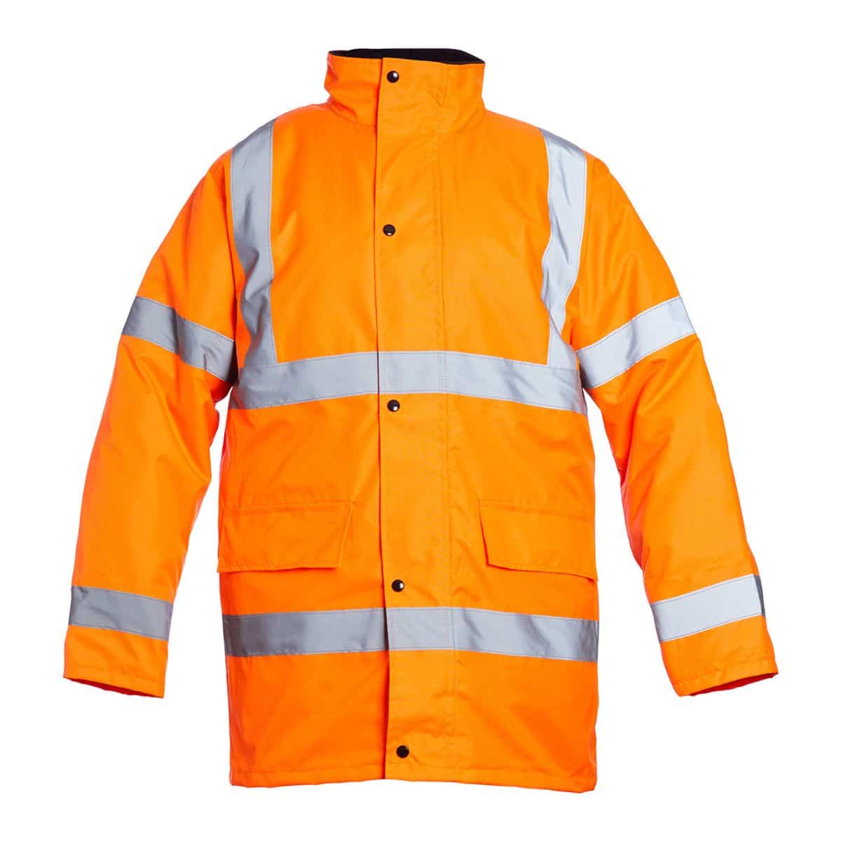 Orange Hi-Vis Quilt Lined Coat