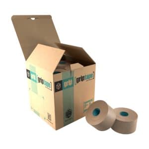 60mm x 45m Kraft Grip Water Activated Tape