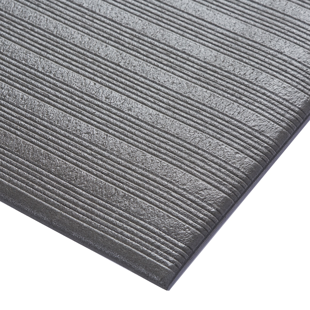 3000x910mm Tuffspun Black Anti-Fatigue Bevelled Matting