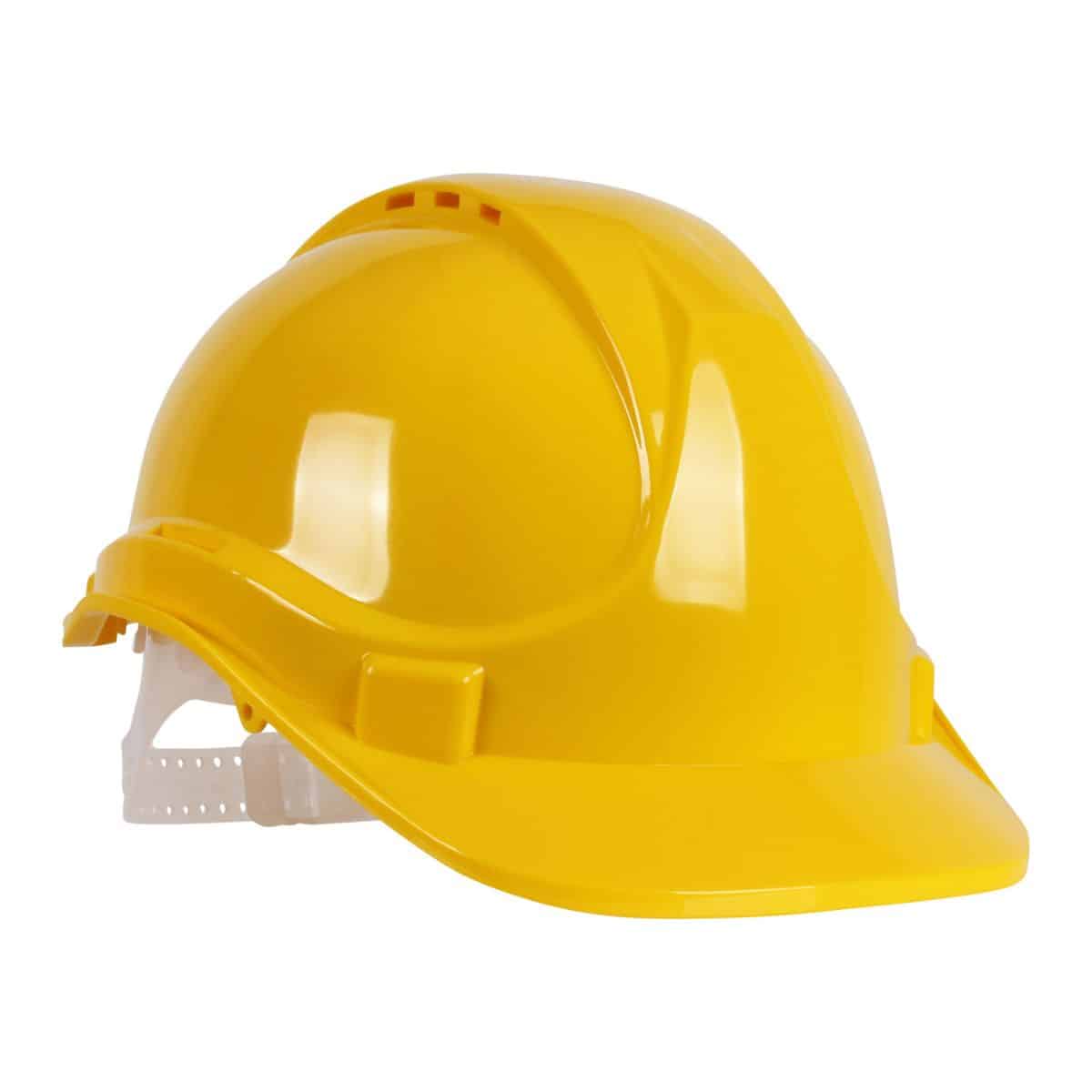 Yellow 6 Point Safety Helmet