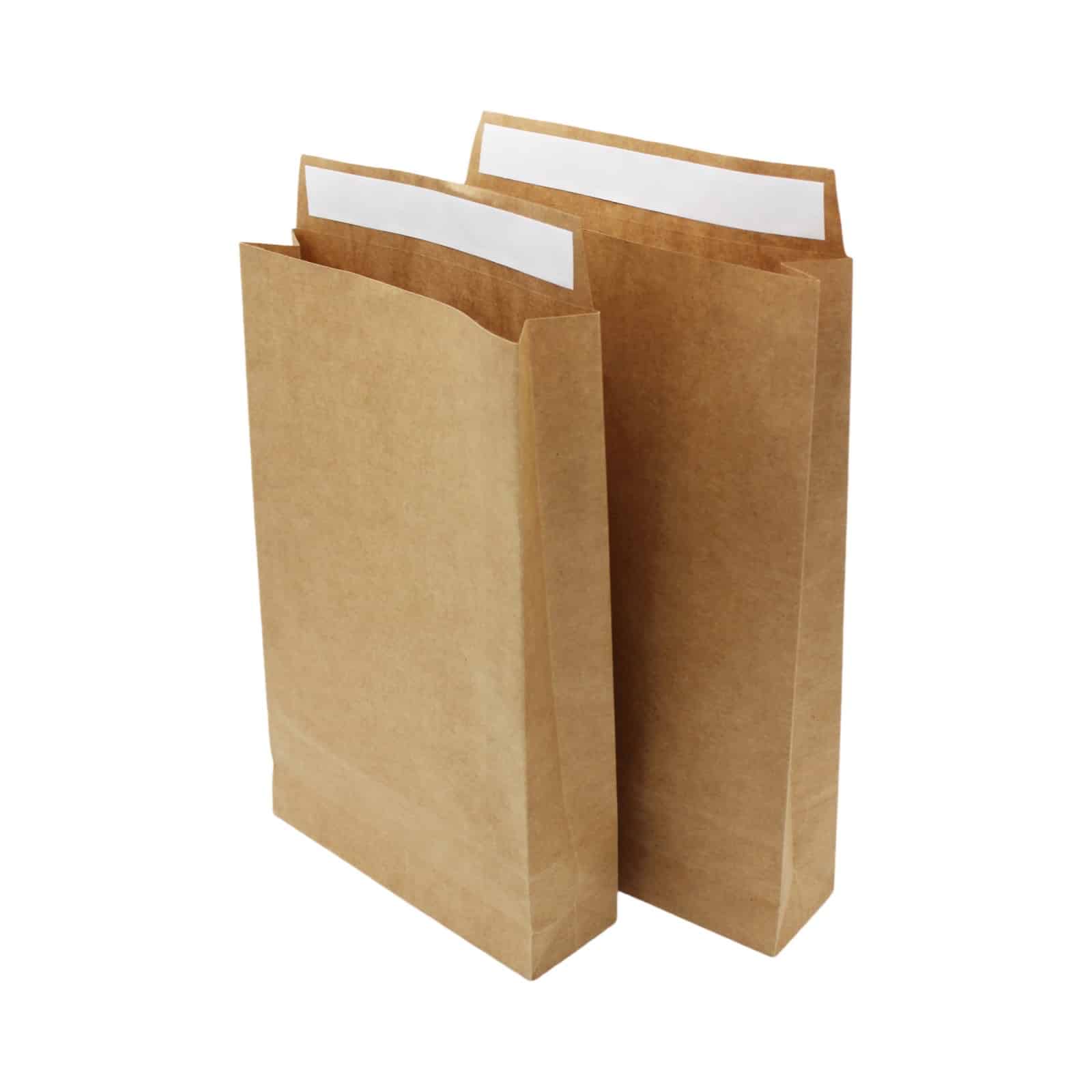 190x50x300mm+50mm Kraft Paper Mailing Bag