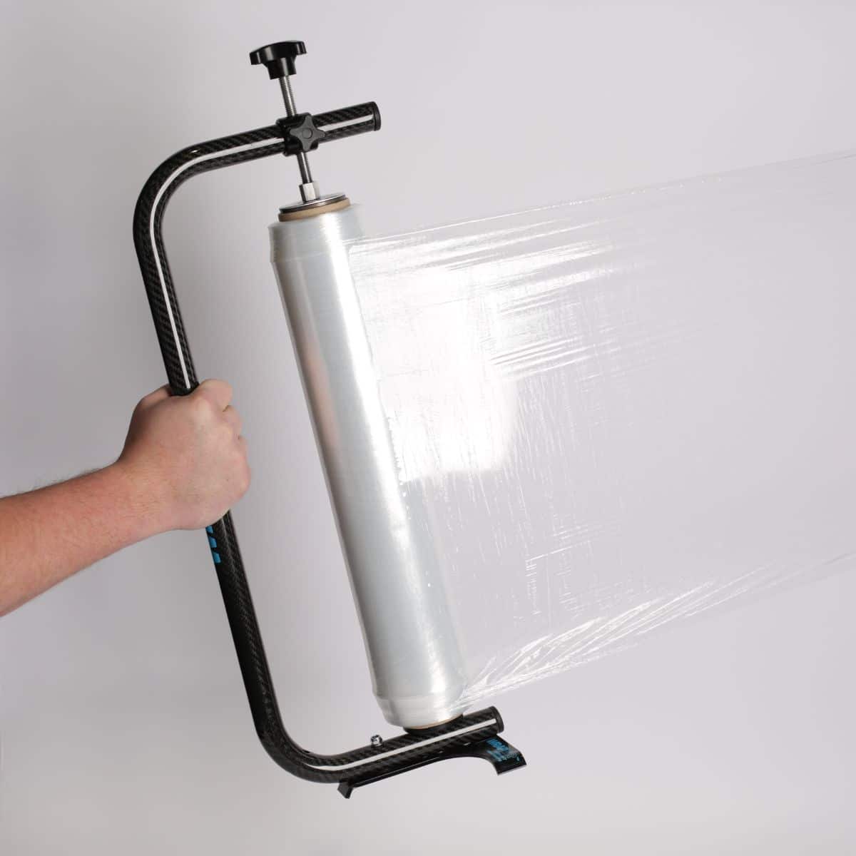 WrapAir™ Ergonomic Carbon Fibre Pallet Wrap Dispenser Magnetic