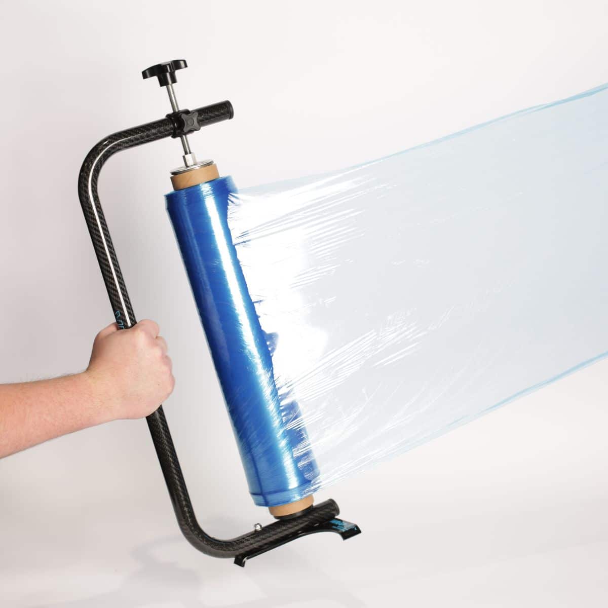 WrapAir™ Ergonomic Carbon Fibre Pallet Wrap Dispenser Magnetic