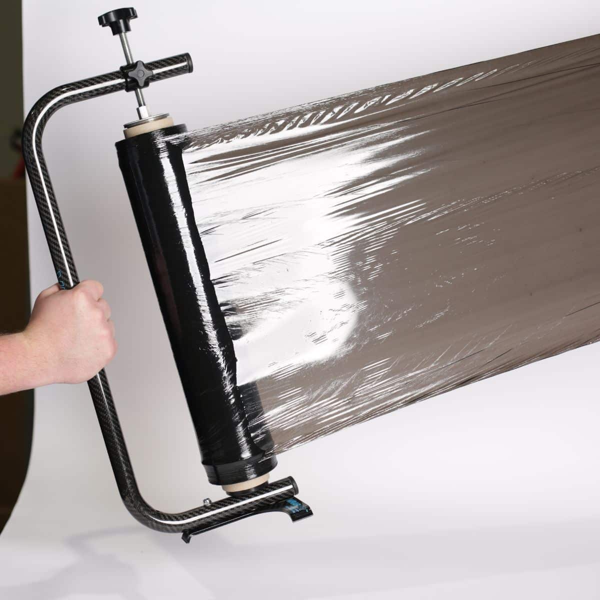 WrapAir™ Ergonomic Carbon Fibre Pallet Wrap Dispenser Magnetic