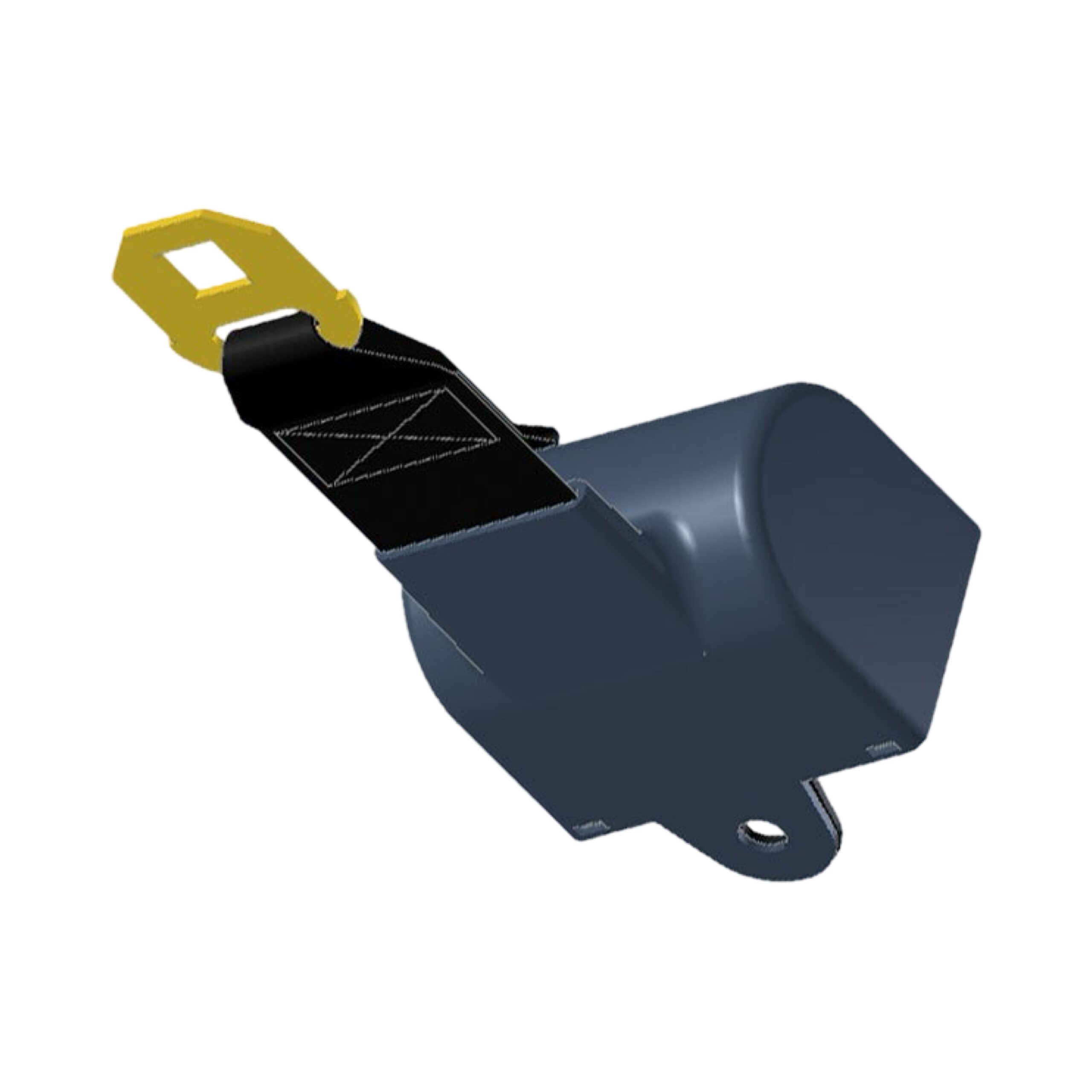 2x59" Seat Belt with Moulded Short Snout Slot 2