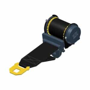 2x59" Seat Belt with Loop Down and Attached Guide