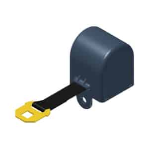 1x90" Seat Belt with Moulded Snout Slot 1